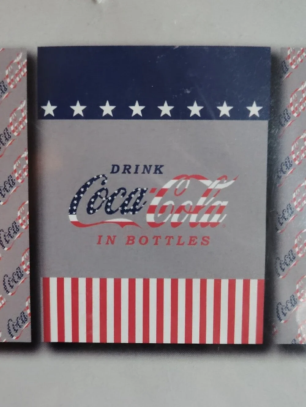 Coca-Cola 3-Piece Cotton Tea Towel Set NIP Red White Blue 19.7